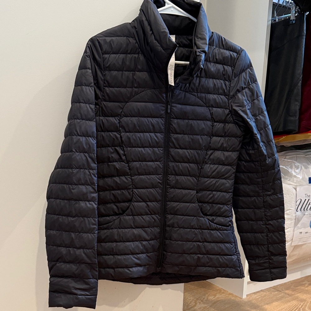 Lululemon Black Down Puffer Jacket, Size 4